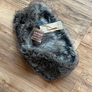 Fur neck scarf